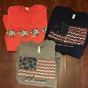 Alstyle Women's Short Sleeve Tops - Coral, Navy, Heather Gray